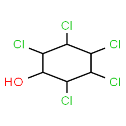 ChemSpider 2D Image | 2,3,4,5,6-Pentachlorocyclohexanol | C6H7Cl5O