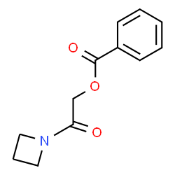 ChemSpider 2D Image | 2-(1-Azetidinyl)-2-oxoethyl benzoate | C12H13NO3