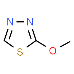 ChemSpider 2D Image | 2-Methoxy-1,3,4-thiadiazole | C3H4N2OS