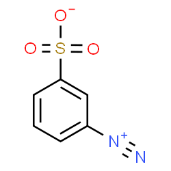 ChemSpider 2D Image | 3-Diazoniobenzenesulfonate | C6H4N2O3S