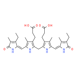 ChemSpider 2D Image | mesobilirubin | C33H40N4O6