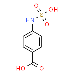 ChemSpider 2D Image | 4-(Sulfoamino)benzoic acid | C7H7NO5S