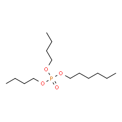 ChemSpider 2D Image | Dibutyl hexyl phosphate | C14H31O4P