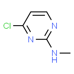 ChemSpider 2D Image | 4-Chloro-N-methyl-2-pyrimidinamine | C5H6ClN3