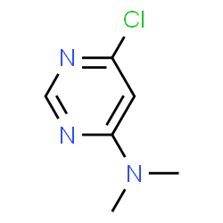 ChemSpider 2D Image | 6-Chloro-N,N-dimethyl-4-pyrimidinamine | C6H8ClN3