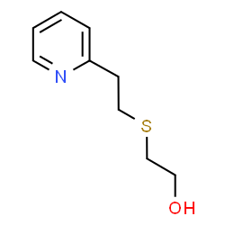ChemSpider 2D Image | 2-[[2-(2-Pyridinyl)ethyl]thio]ethanol | C9H13NOS