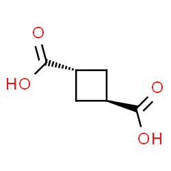ChemSpider 2D Image | trans-1,3-Cyclobutanedicarboxylic acid | C6H8O4