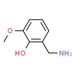 ChemSpider 2D Image | 2-(Aminomethyl)-6-methoxyphenol | C8H11NO2