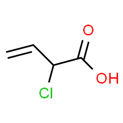 ChemSpider 2D Image | 2-Chloro-3-butenoic acid | C4H5ClO2