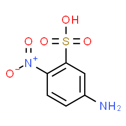 ChemSpider 2D Image | 5-Amino-2-nitrobenzenesulfonic acid | C6H6N2O5S