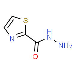 ChemSpider 2D Image | Thiazole-2-carbohydrazide | C4H5N3OS