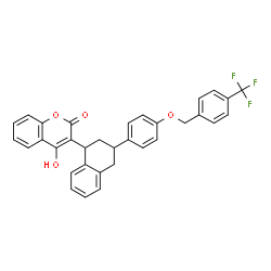 ChemSpider 2D Image | Flocoumafen | C33H25F3O4