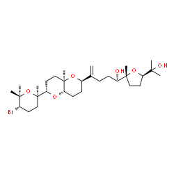ChemSpider 2D Image | dehydrothyrsiferol | C30H51BrO6