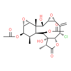 ChemSpider 2D Image | brianolide | C24H31ClO10