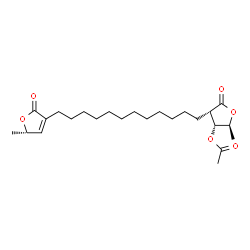 ChemSpider 2D Image | hydroxyancepsenolide acetate | C24H38O6