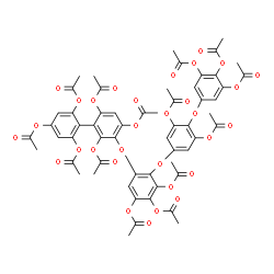 ChemSpider 2D Image | dihydroxyfucotriphlorethol-B tetradecace | C58H50O31