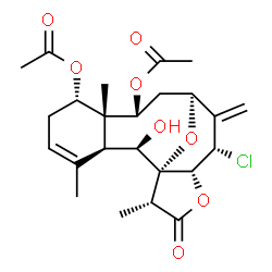ChemSpider 2D Image | excavatolide A | C24H31ClO8