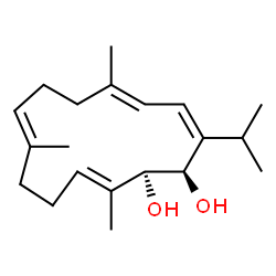 ChemSpider 2D Image | sarcophytol B | C20H32O2