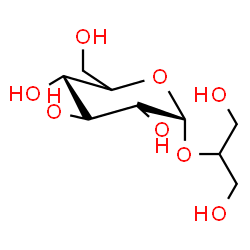 ChemSpider 2D Image | 1,3-Dihydroxy-2-propanyl (5xi)-alpha-D-xylo-hexopyranoside | C9H18O8