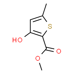 ChemSpider 2D Image | Methyl 3-hydroxy-5-methyl-2-thiophenecarboxylate | C7H8O3S