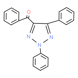 ChemSpider 2D Image | (2,5-Diphenyl-2H-1,2,3-triazol-4-yl)(phenyl)methanone | C21H15N3O
