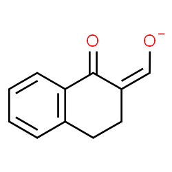 ChemSpider 2D Image | (Z)-(1-Oxo-3,4-dihydro-2(1H)-naphthalenylidene)methanolate | C11H9O2