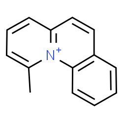 ChemSpider 2D Image | 1-Methylpyrido[1,2-a]quinolinium | C14H12N