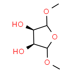 ChemSpider 2D Image | (3R,4S)-2,5-Dimethoxytetrahydro-3,4-furandiol | C6H12O5