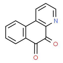 ChemSpider 2D Image | Benzo[f]quinoline-5,6-dione | C13H7NO2