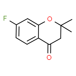 ChemSpider 2D Image | 7-Fluoro-2,2-dimethylchroman-4-one | C11H11FO2