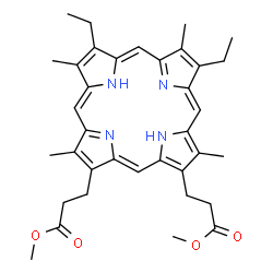 ChemSpider 2D Image | Mesoporphyrin IX dimethyl ester (VAN) | C36H42N4O4