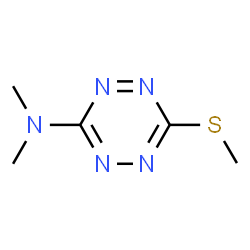 ChemSpider 2D Image | N,N-Dimethyl-6-(methylthio)-1,2,4,5-tetrazin-3-amine | C5H9N5S