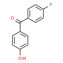 ChemSpider 2D Image | 4-Fluoro-4'-hydroxybenzophenone | C13H9FO2