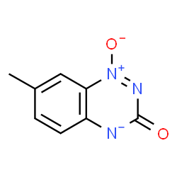 ChemSpider 2D Image | 7-Methyl-3-oxo-3H-1,2,4-benzotriazin-4-ide 1-oxide | C8H6N3O2