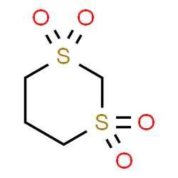 ChemSpider 2D Image | 1,3-Dithiane 1,1,3,3-tetraoxide | C4H8O4S2
