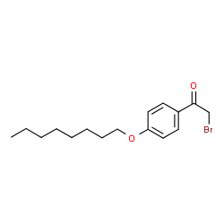 ChemSpider 2D Image | 2-Bromo-1-[4-(octyloxy)phenyl]ethanone | C16H23BrO2