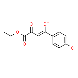 ChemSpider 2D Image | (1Z)-4-Ethoxy-1-(4-methoxyphenyl)-3,4-dioxo-1-buten-1-olate | C13H13O5