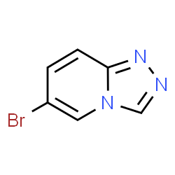 ChemSpider 2D Image | 6-Bromo[1,2,4]triazolo[4,3-a]pyridine | C6H4BrN3