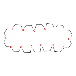 ChemSpider 2D Image | 1,4,7,10,13,16,19,22,25,28,31,34,37,40-Tetradecaoxacyclodotetracontane | C28H56O14
