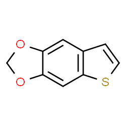 ChemSpider 2D Image | Thieno[2,3-f][1,3]benzodioxole | C9H6O2S