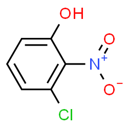 ChemSpider 2D Image | 3-Chloro-2-nitrophenol | C6H4ClNO3