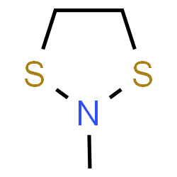 ChemSpider 2D Image | 2-Methyl-1,3,2-dithiazolidine | C3H7NS2
