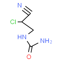 ChemSpider 2D Image | 1-(2-Chloro-2-cyanoethyl)urea | C4H6ClN3O