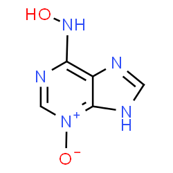 ChemSpider 2D Image | N-Hydroxy-9H-purin-6-amine 3-oxide | C5H5N5O2