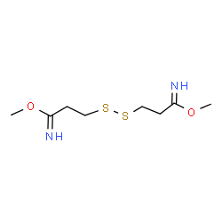 ChemSpider 2D Image | Dimethyl 3,3'-dithiobis(propionimidate) | C8H16N2O2S2