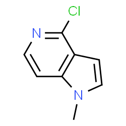 ChemSpider 2D Image | 4-Chloro-1-methyl-1H-pyrrolo[3,2-c]pyridine | C8H7ClN2