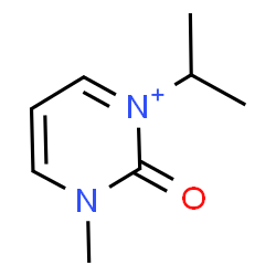 ChemSpider 2D Image | 1-Isopropyl-3-methyl-2-oxo-2,3-dihydropyrimidin-1-ium | C8H13N2O