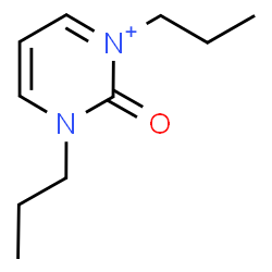 ChemSpider 2D Image | 2-Oxo-1,3-dipropyl-2,3-dihydropyrimidin-1-ium | C10H17N2O