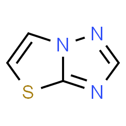 ChemSpider 2D Image | [1,3]Thiazolo[3,2-b][1,2,4]triazole | C4H3N3S