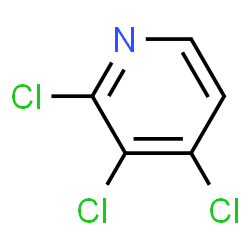 ChemSpider 2D Image | 2,3,4-Trichloropyridine | C5H2Cl3N
